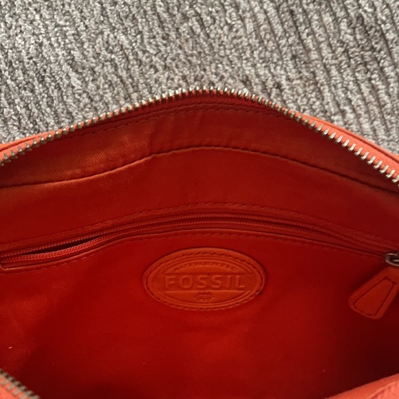 Orange fossil leather purse - Picture 5 of 5